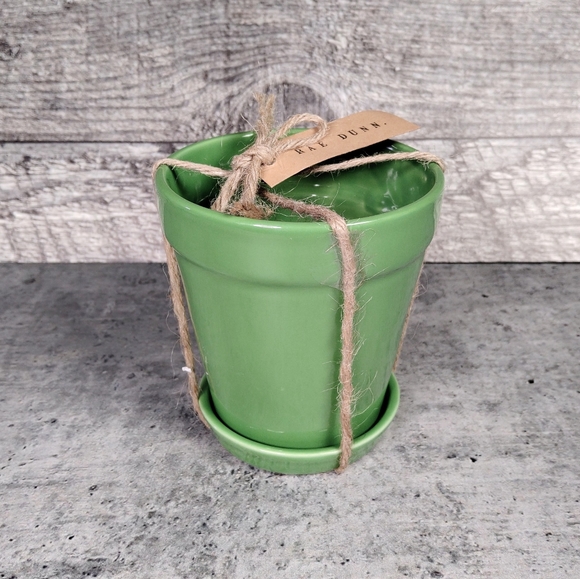 Rae Dunn green planter - Picture 2 of 7